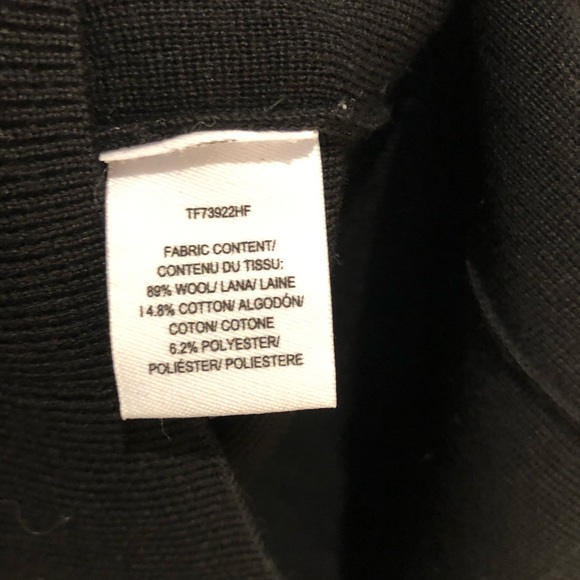 Derek Lam 10 Crosby Black Ruffle Sleeve Sweater - Picture 7 of 8